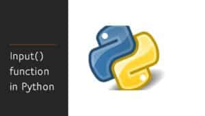 Read more about the article Input function in python