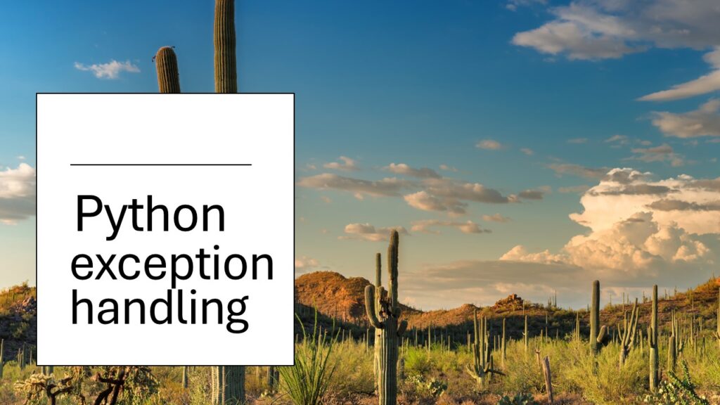 Python Exception Handling