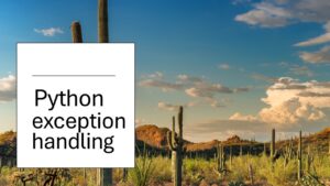 Read more about the article Python Exception Handling